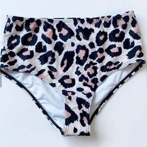 Beachsissi Large Cheetah Swim Bottoms